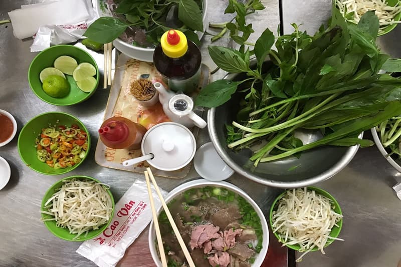 Pho Cao Van uno de los restaurantes donde comer en Ho Chi Minh