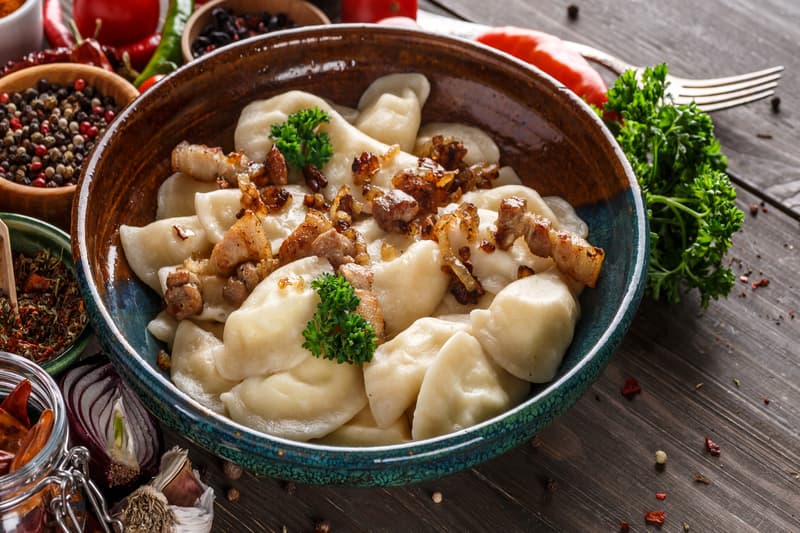 Pierogi en la guía de Cracovia