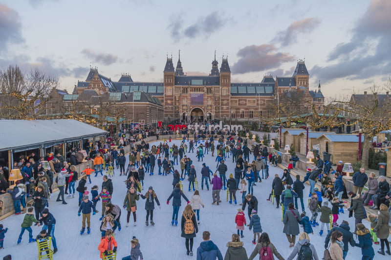 pista de hielo en Ámsterdam