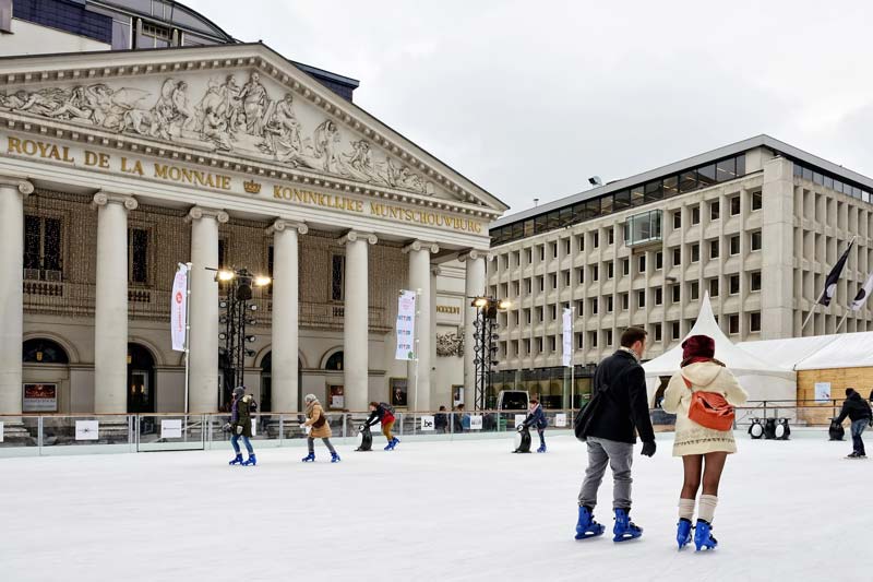 Pistas de patinaje en Bruselas