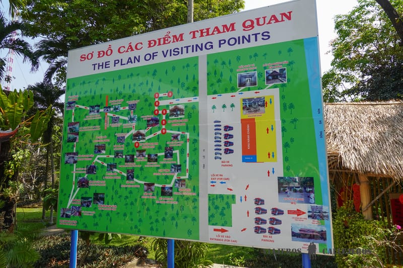 Plano de los Túneles de Cu Chi