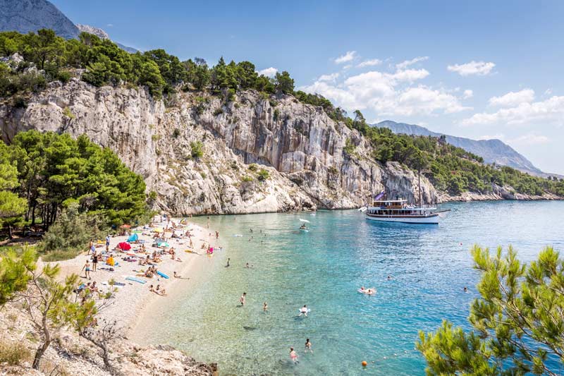 Playa de Nugal, mejores playas en Croacia