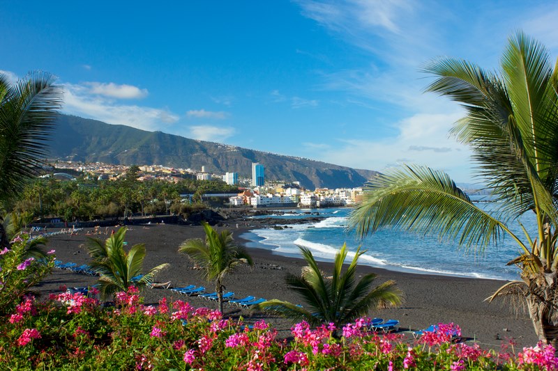 playas bonitas Tenerife Playa Jardín