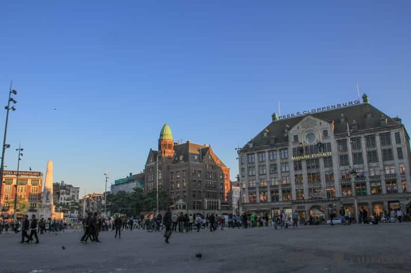 Plaza Dam en la ruta por Ámsterdam en 4 días