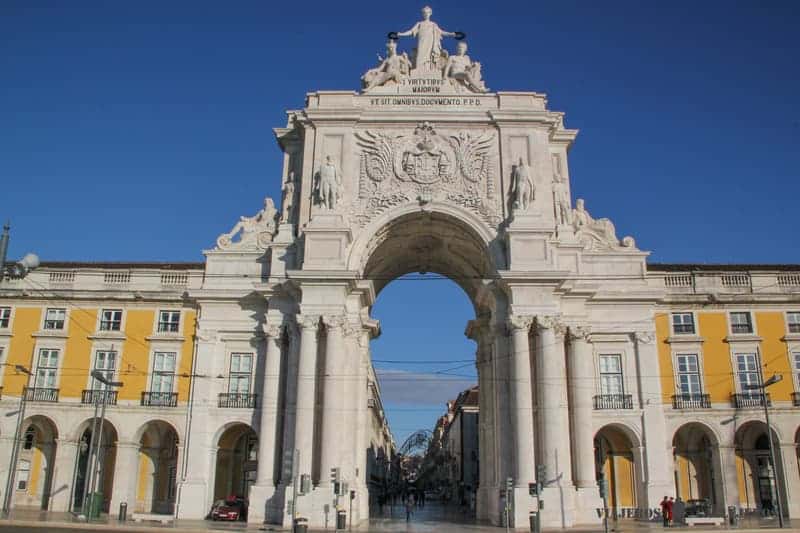 Plaza del Comercio en la ruta por Lisboa en 4 días