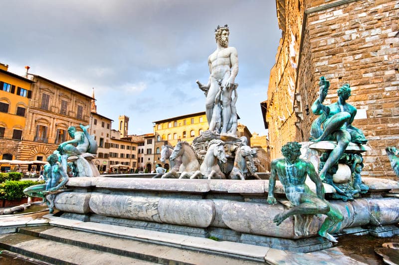 plaza signoria florencia en 4 días