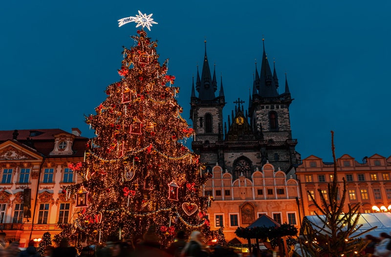 Ɣrbol Navidad Praga