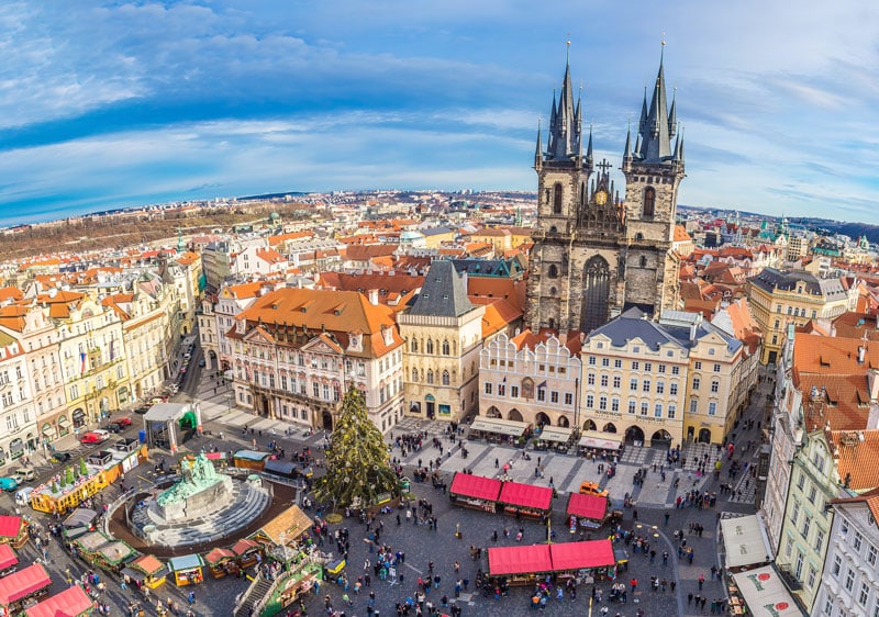 Mercados navideƱos Praga