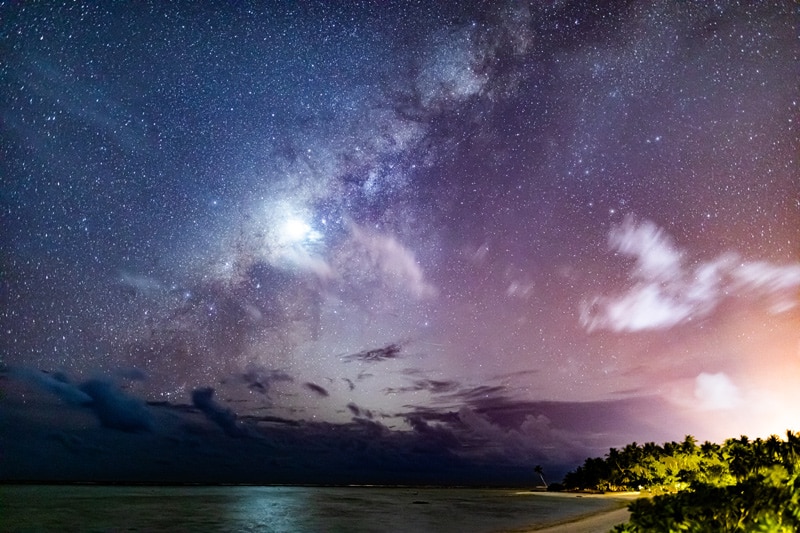 cielos estrellados Maldivas