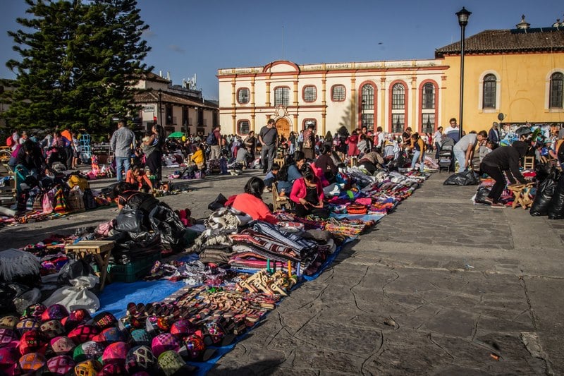 vendedores de artesanía San Cristóbal de las Casas