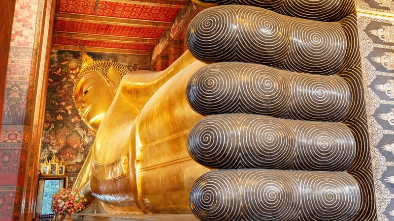 El Gran Buda Reclinado del Wat Pho