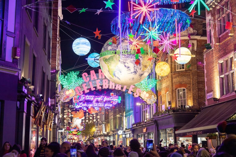 Carnaby Street en Navidad