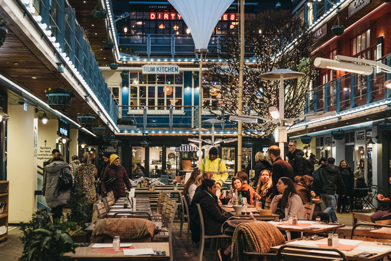 Kingly Court en el Soho (Londres)