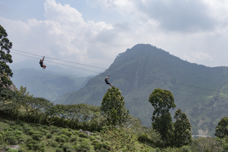 Tirolina en Ella (Sri Lanka)