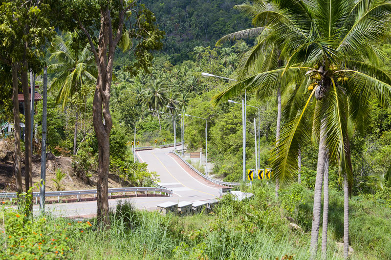 Carreteras de Koh Phangan
