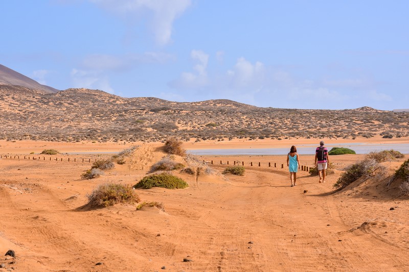 senderismo por La Graciosa