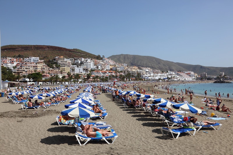 Playa de Las Vistas quรฉ hacer Los Cristianos