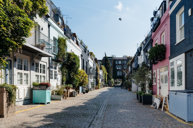 St Luke Mews Notting Hill barrio Londres