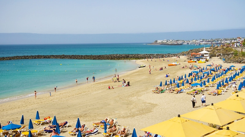 Playa Dorada en Playa Blanca
