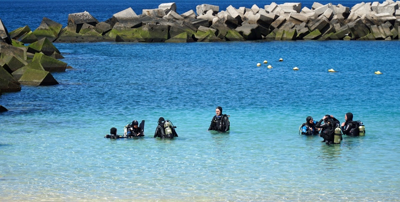buceo en Playa Blanca