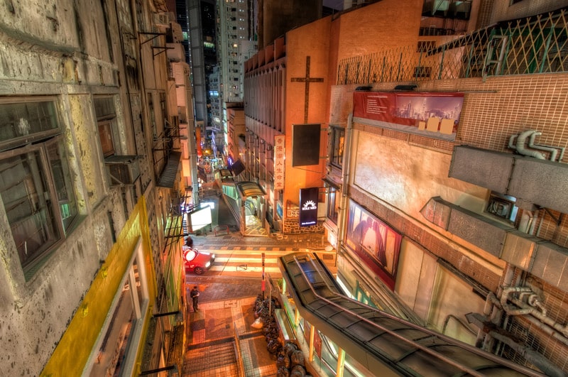 Central-mid-levels escalators