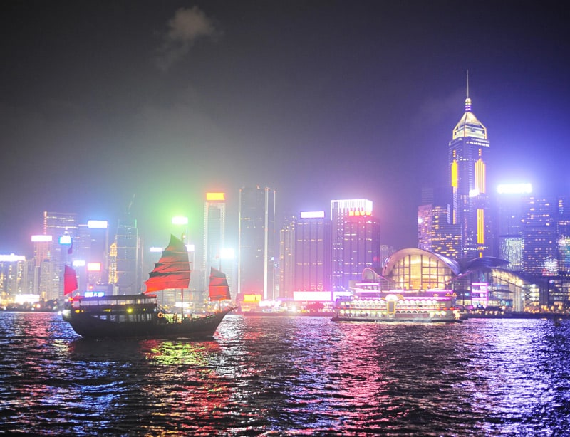 paseo barco qué hacer Hong Kong