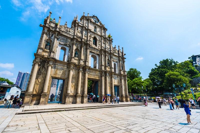 Ruinas de la Catedral de San Pablo que ver Macao