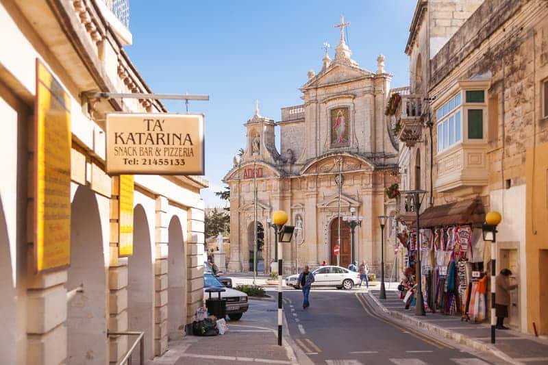 Rabat, una de las ciudades para dormir en Malta