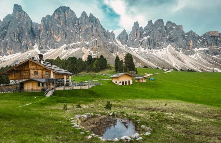 Refugio en los consejos para viajar a los Dolomitas