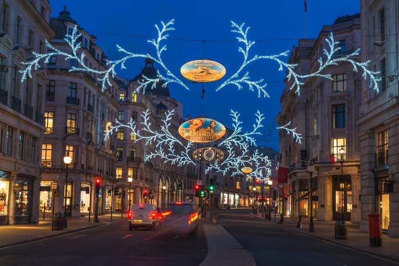 Regent Street en Navidad