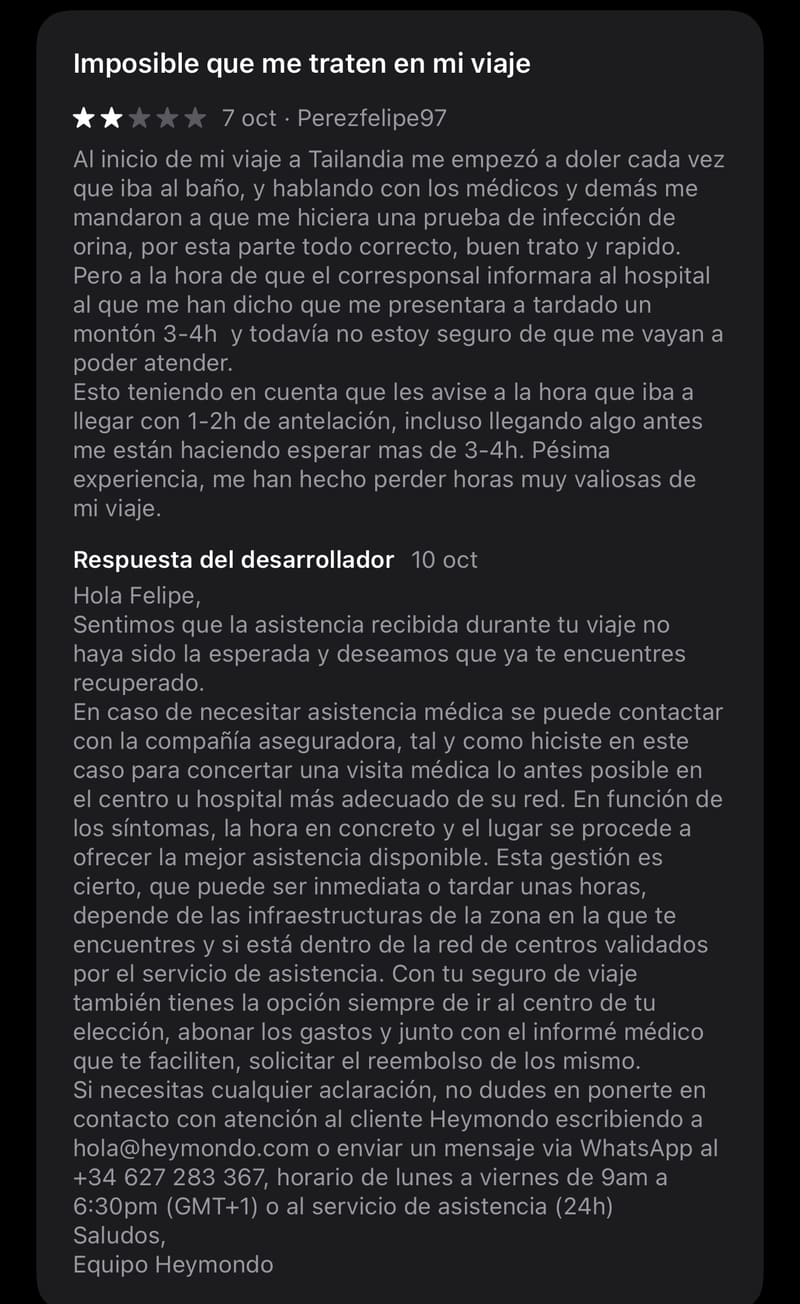 Tiempos de atención médica