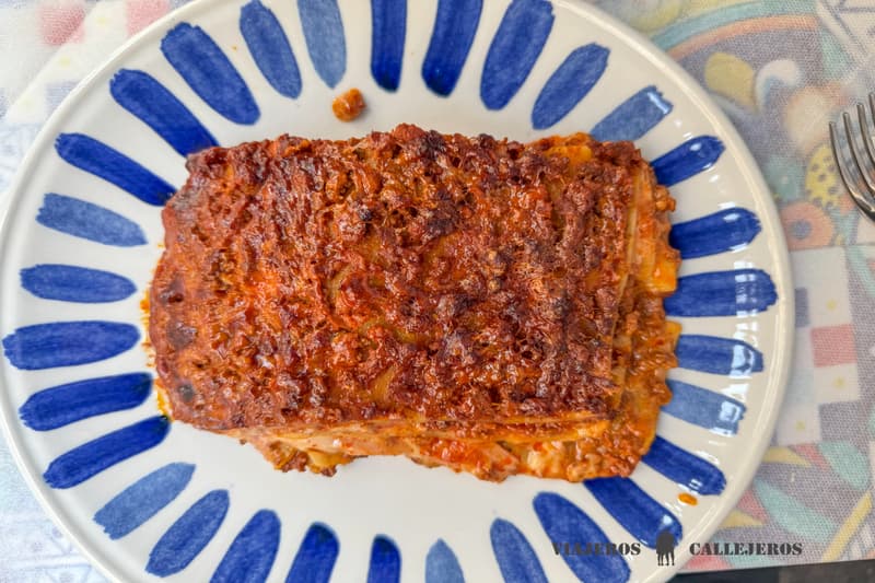 Lasagna en los restaurantes de Catania