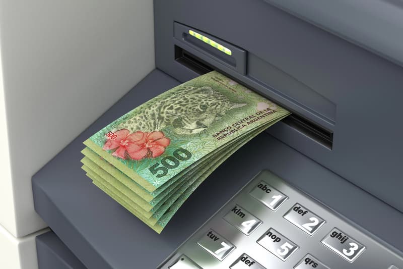 Retirada en efectivo en Argentina