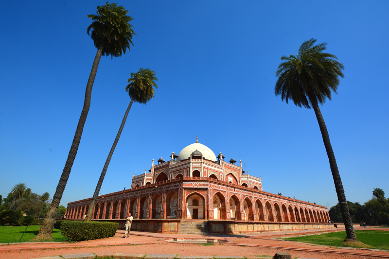 Tumba de Humayun ruta por India