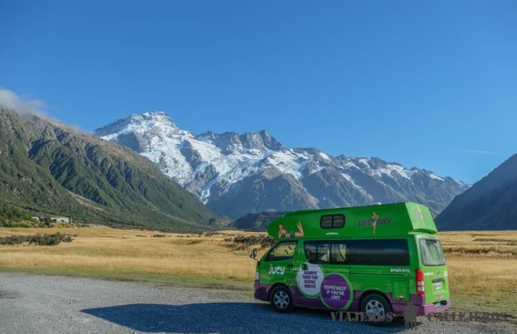 Ruta para un viaje en autocaravana