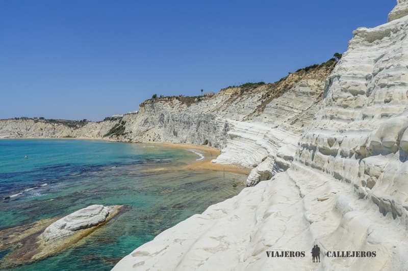 Scala dei Turchi en Sicilia