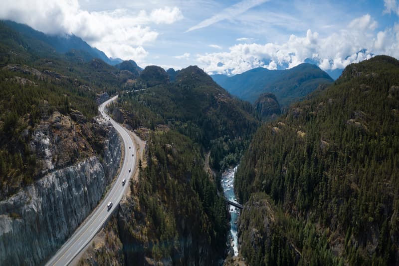 Sea to Sky Highway una de las cosas que hacer en Whistler