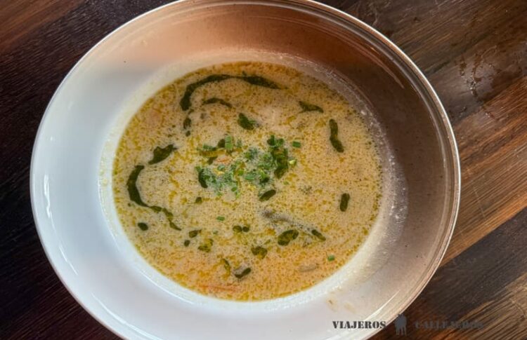 Sopa de pescado en los restaurantes de Trondheim