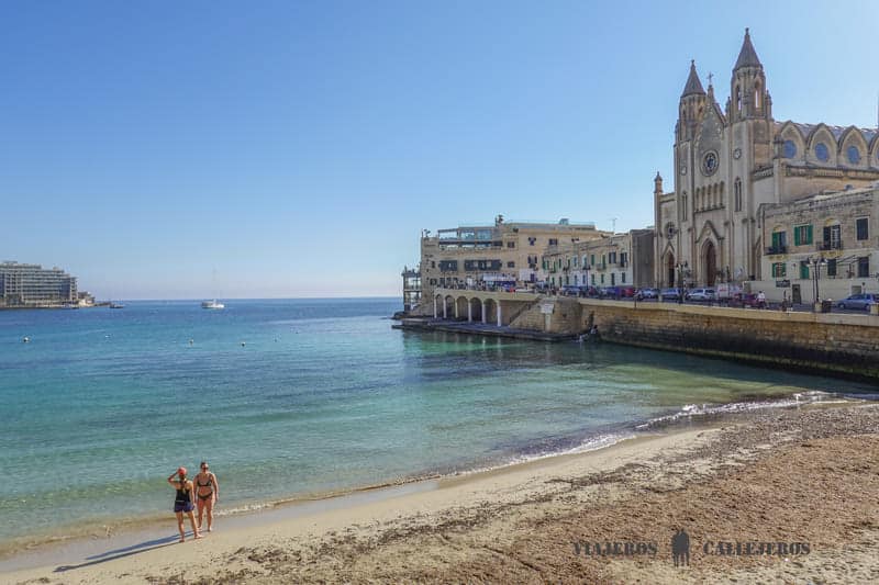 spinola beach malta