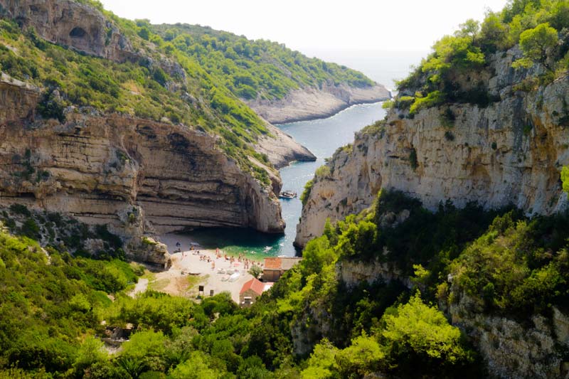 Playa Stivina, mejores playas en Croacia