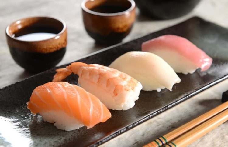 Nigiris en los restaurantes de Nikko