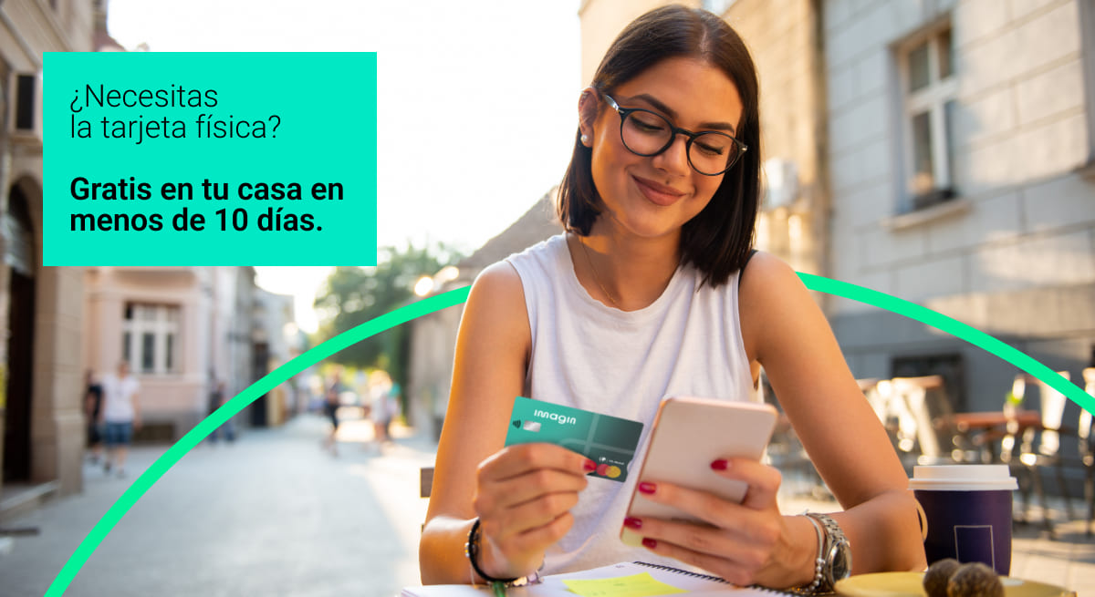 Tarjeta física imagin débito