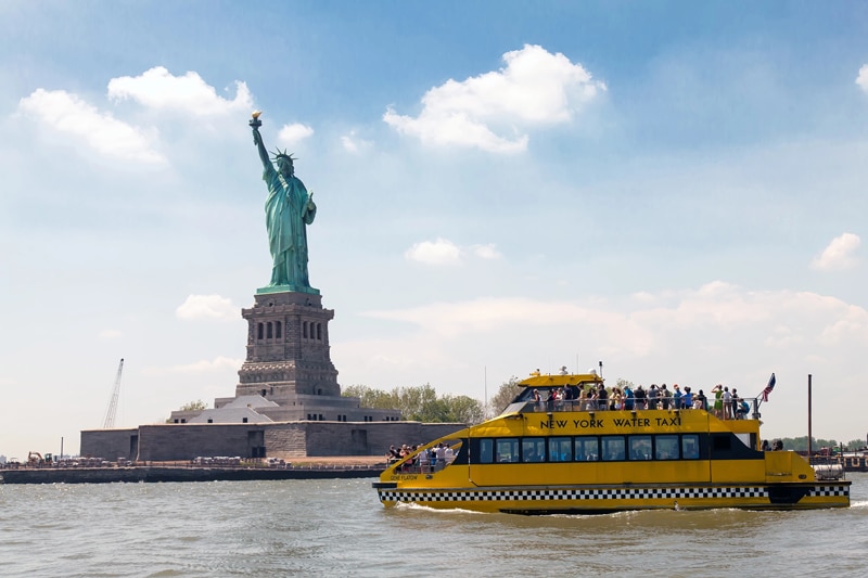 Estatua de la Libertad tarjetas turísticas Nueva York