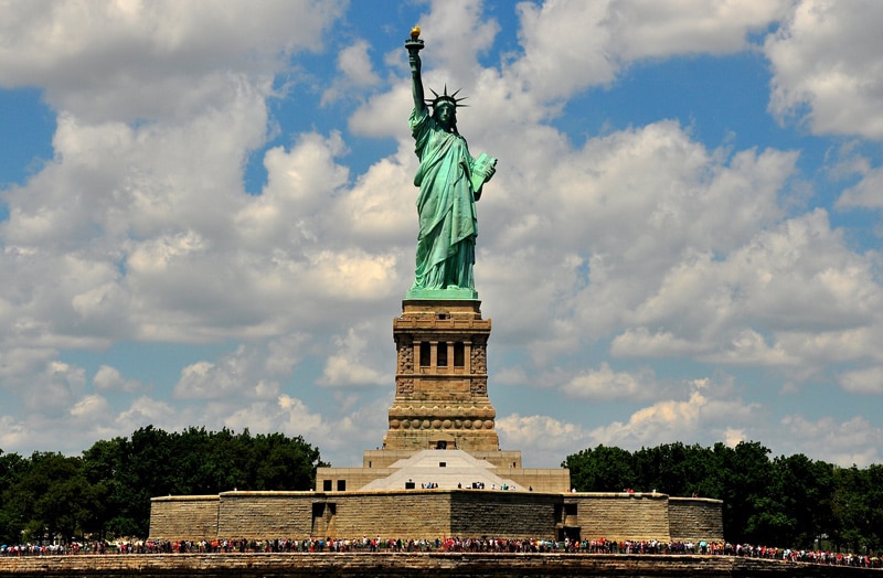 Estatua de la Libertad, mejores tarjetas turísticas Nueva York
