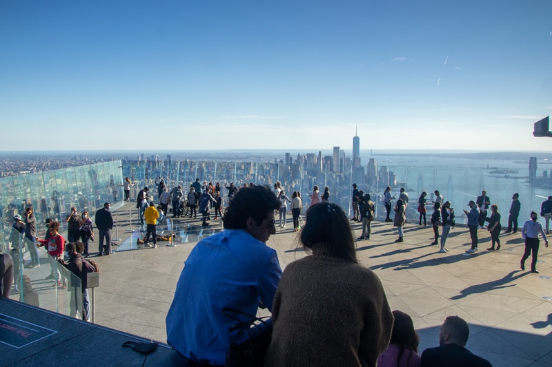 The Edge mirador Nueva York tarjeta turística