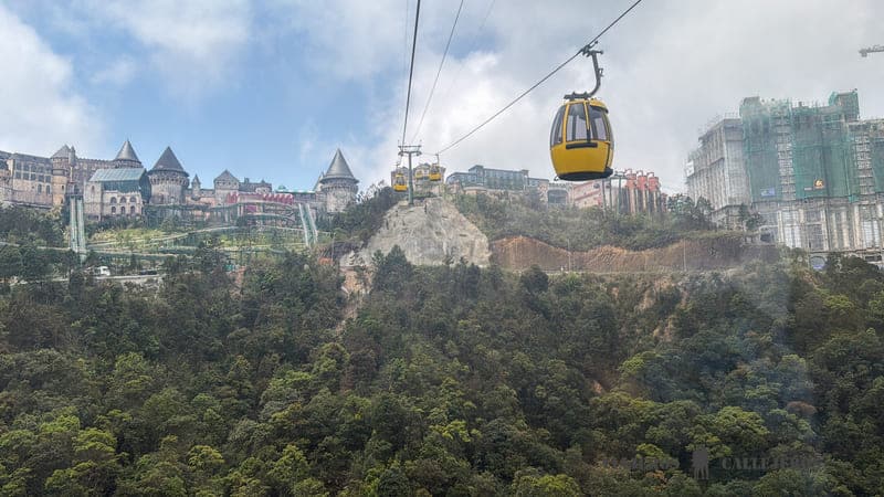 Teleférico de Ba Na Hills para llegar a la cima