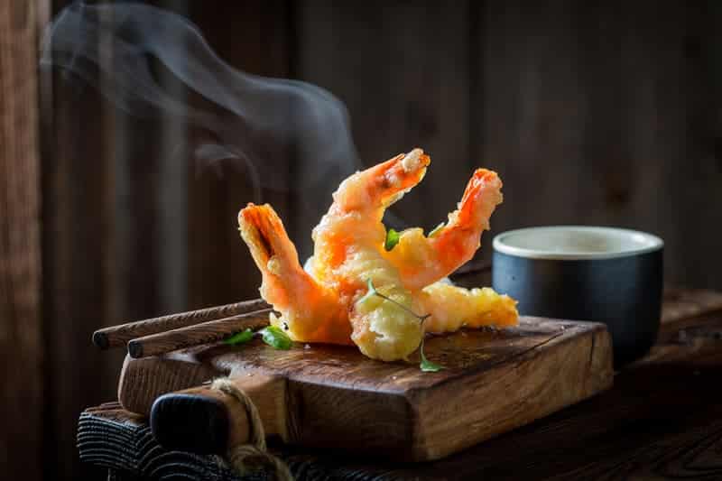 Tempura en los restaurantes de Takayama