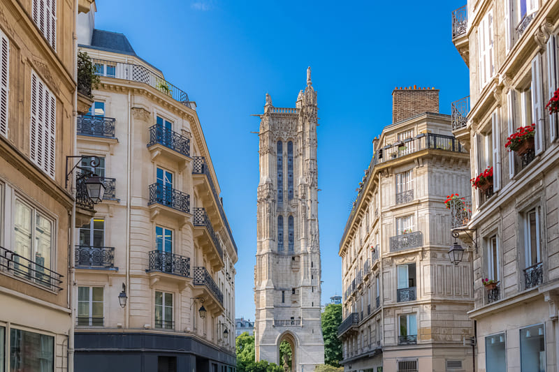Torre Saint-Jacques vistas paris