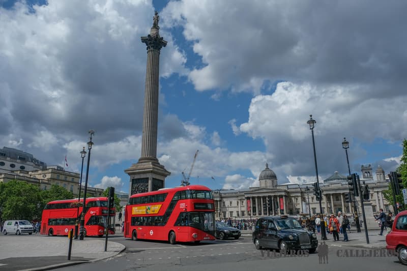 Trafalgar Square una de las mejores zonas de alojamiento al viajar a Londres