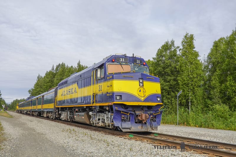 Ruta por Alaska en tren